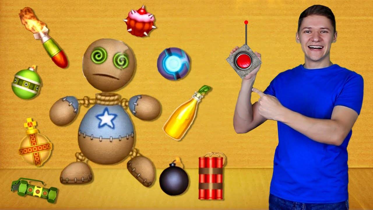 Я в Игре Kick The Buddy в Реальной Жизни №16