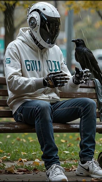 Professional_Mode_A_robot_in_a_white_hoodie_marked смотреть онлайн