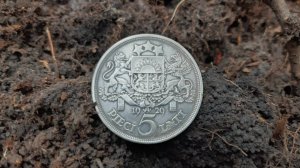 Коп по войне. Фильм 28. Военная археология. Серебряная монета 1929 год.