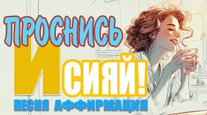 ПРОСНИСЬ И СИЯЙ! Песня-Аффирмация, Заряжающая на Весь День | Слушай утром — и мир меняется