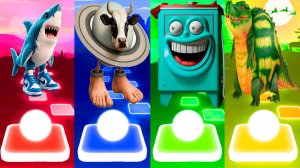 ТРАЛАЛЕРО ТРАЛАЛА 🆚 ЛАВАКА САТУРНИТА 🆚 БОМ БОМ БОМ ГАЗУН 🆚 ГЛОРБО ФРУТОДРИЛО | Tiles Hop №44