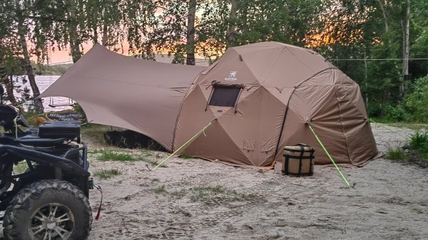 Новая Универсальная палатка Yurta 420 Panorama Lux от RUSTRAIL. На Пикник с детьми..