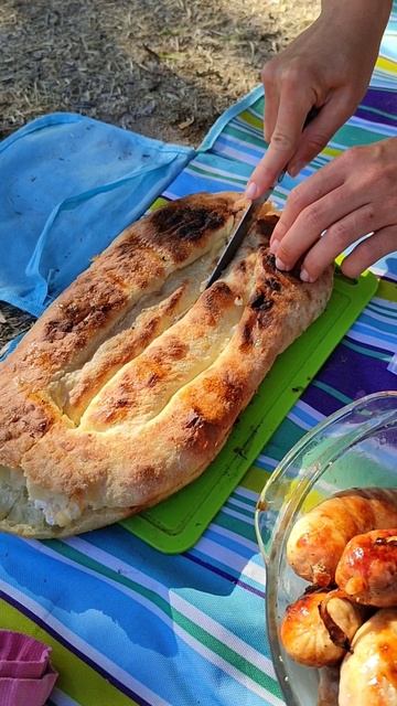 хруст хлеба с мангала