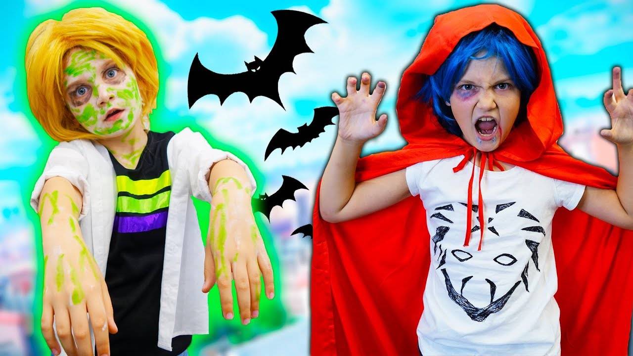 Хэллоуин-вечеринка Маринетт, Адриана и Луки 🧛♂️🕸️ | Лука — вампир?! | Мимилашка смотреть онлайн