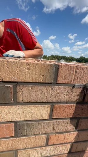 Сделали расшивку для кладочных швов и проверили качество.