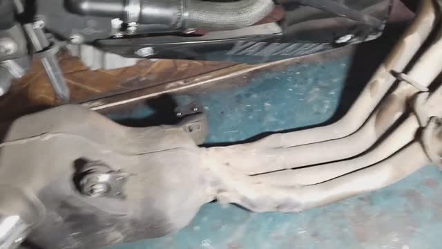 Лопнул глушитель на Yamaha Fz6r