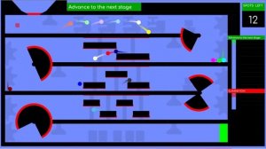 Гонка цветных шариков - трасса математики