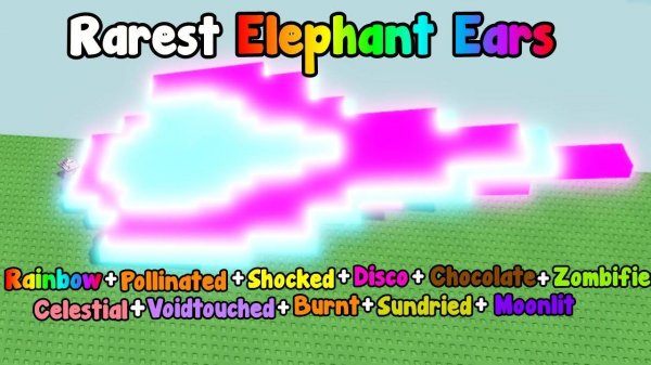 I Grew The Rarest Elephant Ears In Grow A Garden!