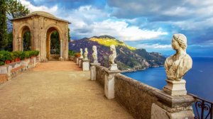 Равелло, Италия. Терраса Амальфитаны, пешеходная экскурсия в формате 4K | #шариклайф