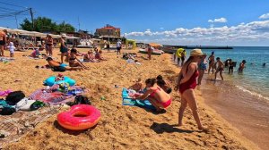 Феодосия. Береговое. Приморский. Обстановка на пляжах сейчас.