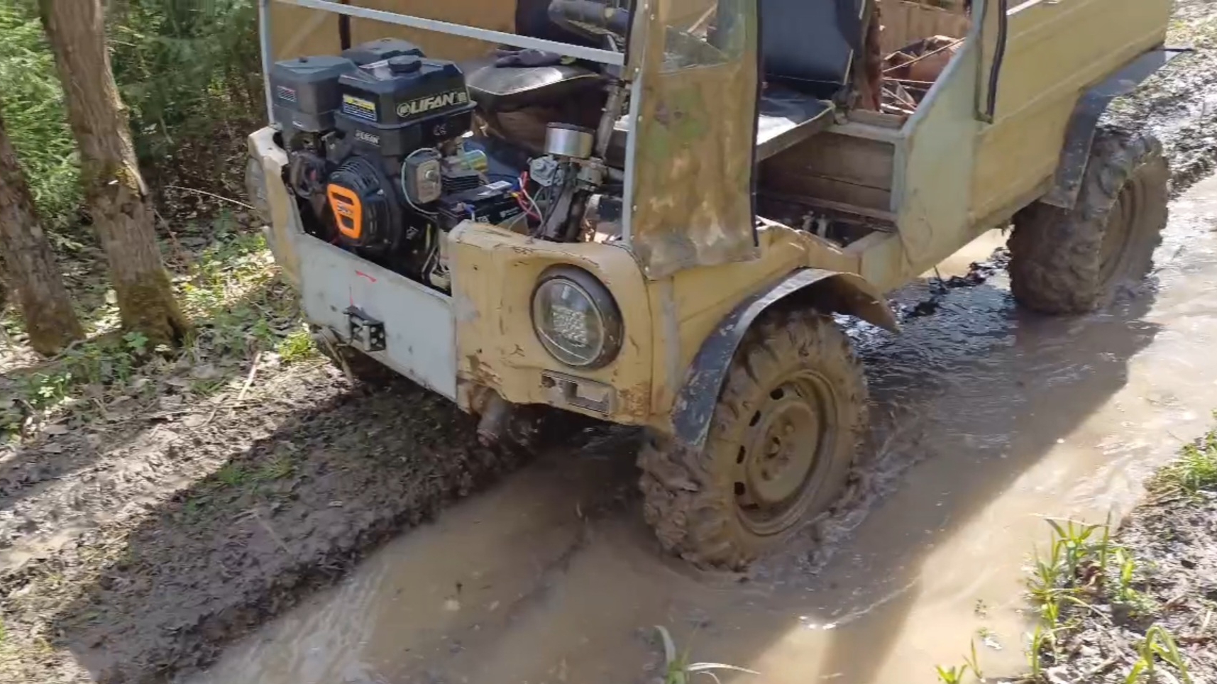 луаз весна, небольшой офроад