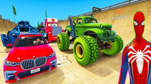 СУПЕР ГОНКИ С СУПЕРГЕРОЯМИ НА МАШИНАХ - МУЛЬТИКИ ПРО МАШИНКИ - МУЛЬТИКИ ДЛЯ МАЛЬЧИКОВ