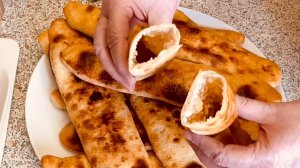 Полые батончики для различных начинок. Тесто на закваске из холодильника