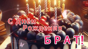 Красивое поздравление С Днем Рождения, Братишка! С Днем Рождения, Брат! 🎁 НОВИНКА