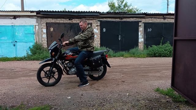 посадка 190 на мотоцикл TVS HLX 150X