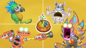 Огненной Оазис - Все Монстры, Песни и Анимации (My Singing Monsters, Мои Поющие Монстры)