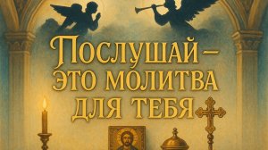 ПОСЛУШАЙ - ЭТО МОЛИТВА ДЛЯ ТЕБЯ
