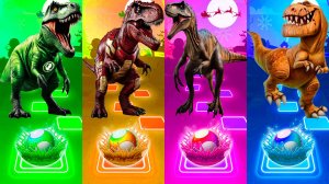 Динозавры - Мультики про Динозавров | МУЛЬТФИЛЬМЫ ДИНОЗАВРЫ в Tiles Hop 120 серия