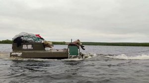 переправа через реку на вездеходах