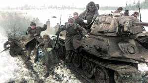 Редкая фронтовая съёмка операции Искра Прорыв блокады Ленинграда 1943