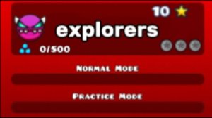 Я нашёл секретный уровень роб топа в геометри даш.