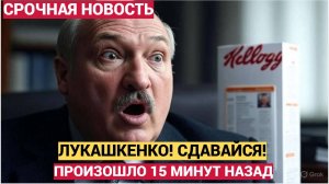 СРОЧНО МИНСК В ШОКЕ! ЛУКАШЕНКО СДАВАЙСЯ КЕЛЛОГ ПРИНЕС ОШЕЛОМЛЯЮЩИЕ  ВЕСТИ ДЛЯ БЕЛОРУССИИ
