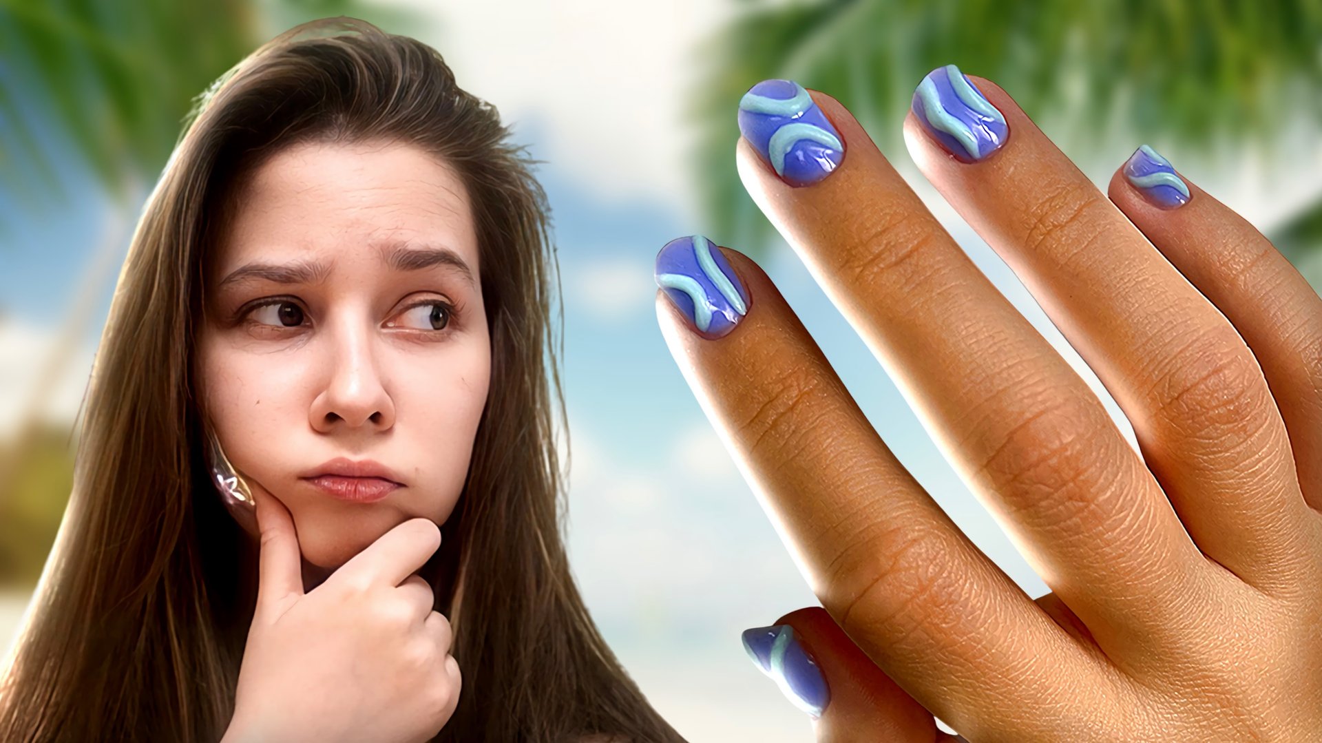 МАНИКЮР САМОЙ СЕБЕ ПОДРОБНО, ОБЪЁМНЫЙ И ЛЕГКИЙ ДИЗАЙН НОГТЕЙ НА ЛЕТО смотреть онлайн