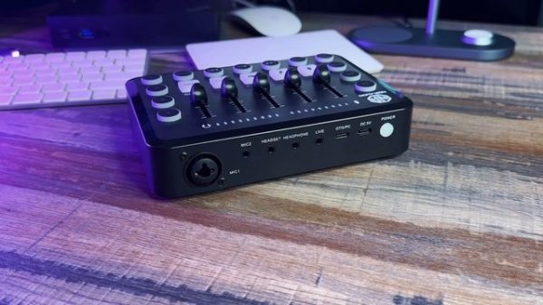 Внешняя звуковая карта USB NOIR-audio MIX-1 с микшером и голосовыми эффектами