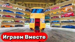 Играем в гоночные машинки ! Большая коллекция машинок ! Видео для детей