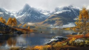 Путешествие - Нежная музыка с звуками озера и леса, фоновая музыка для расслабления