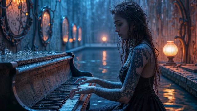 ФОРТЕПИАНО + СКРИПКА + НЮ-МЕТАЛЛ + БАС – Она играла в огненном потоке, и все остальное затихло 🎻🔥