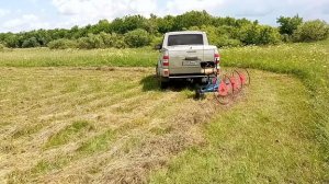 УАЗ работает на покосе/Купили наконец-то Мотор Сич