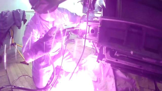 Не большой удар в бампер, без окраса, последствия. Отчёт.