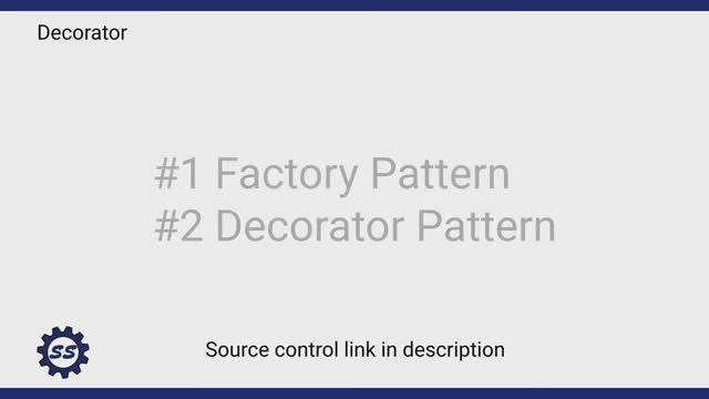 10. Decorator Pattern - DESIGN PATTERNS (C#⧸.NET) [4EaBHb2HBwI] смотреть онлайн