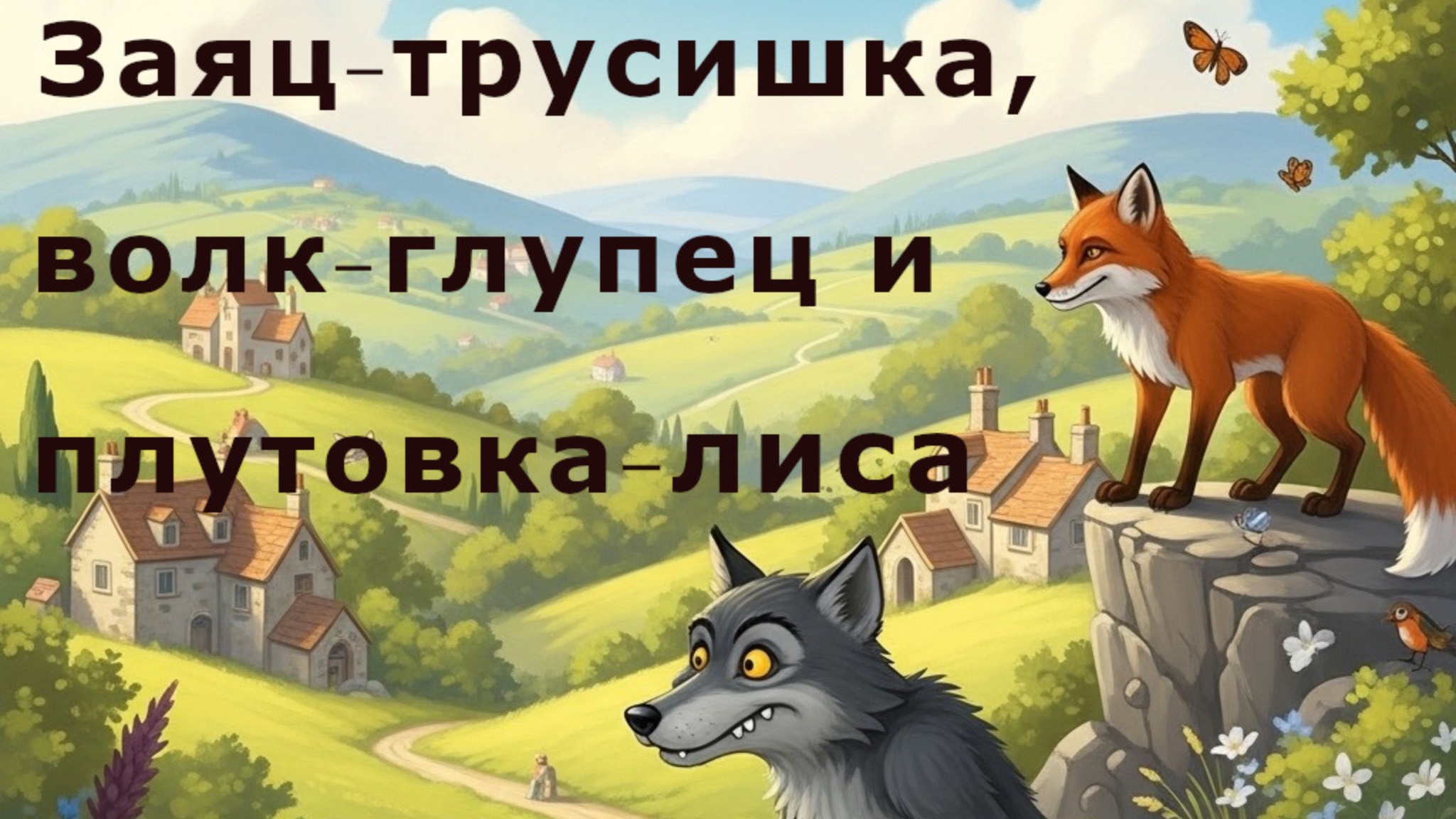 Заяц-трусишка, волк-глупец и плутовка-лиса. Грузинская сказка смотреть онлайн