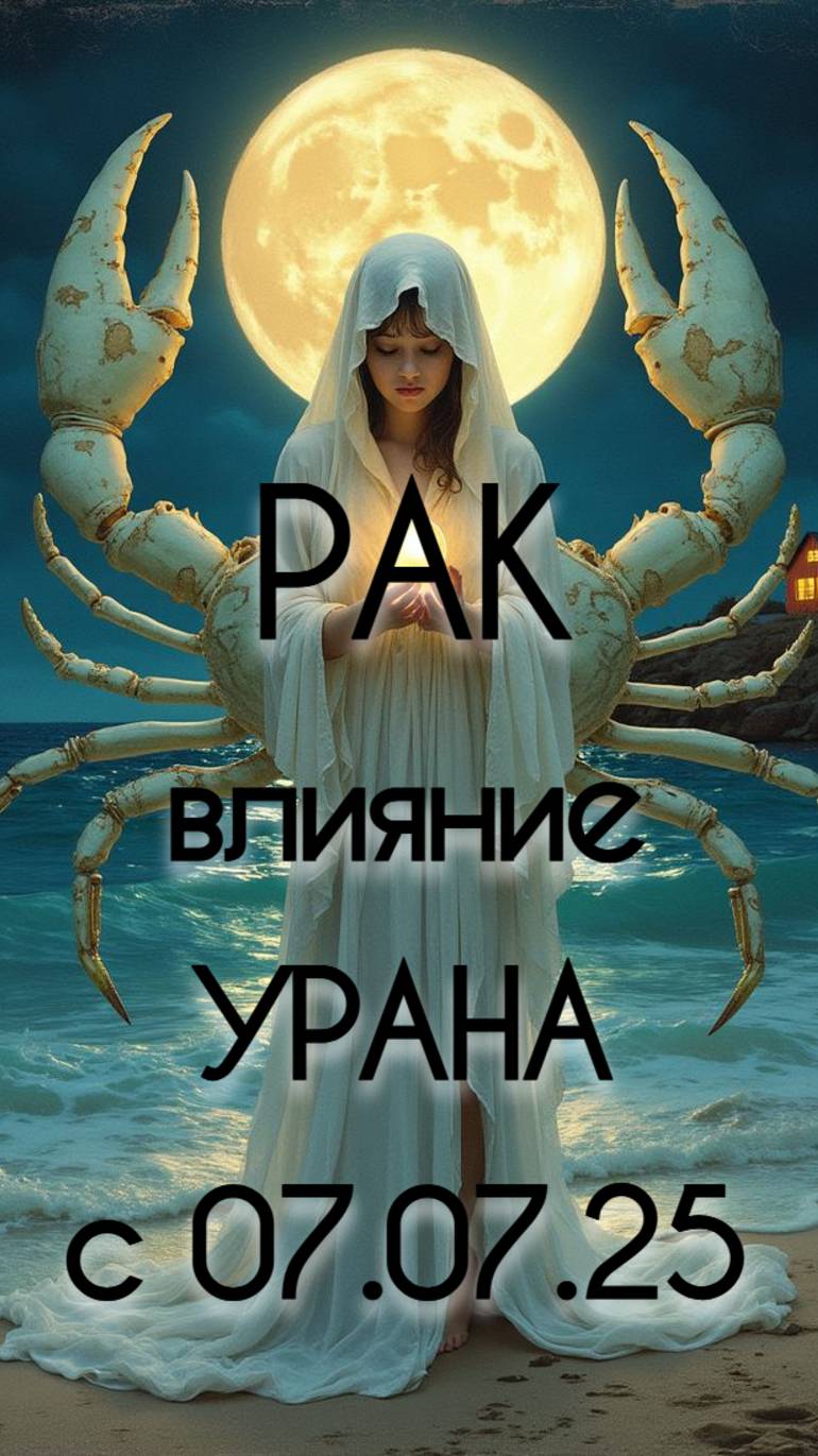 Рак с 07.07.25 невидимое станет явным.