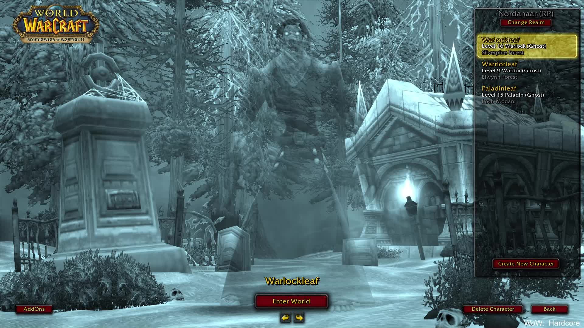 World of warcraft Hardcore теперь без модов