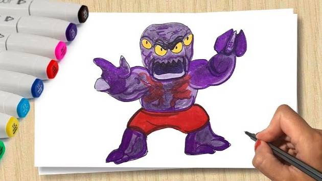 Как нарисовать Рэдбек Паук Гуджитсу _ Heroes of Goo Jit Zu смотреть онлайн