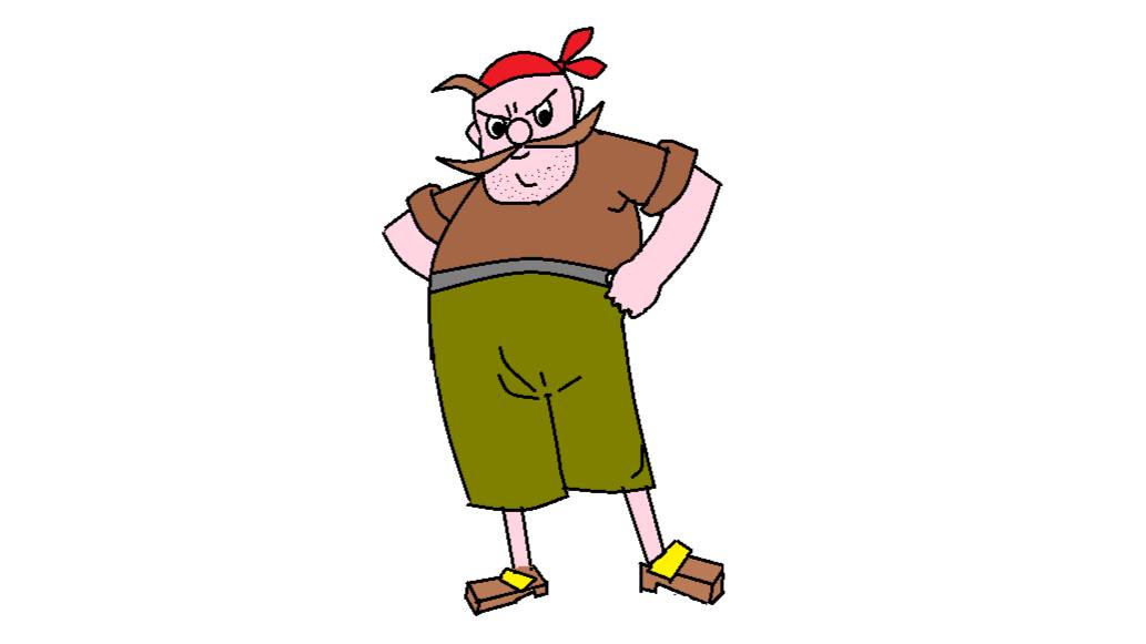 Рисуем забавного пирата смотреть онлайн