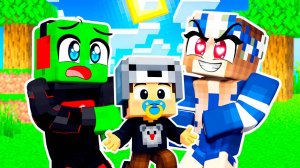 😨 У НАС РОДИЛСЯ РЕБЁНОК СЫНУЛЯ ЕНОТИК в МАЙНКРАФТ!