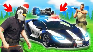 Угнал новую ламбу с миниганом у капитана полиции в гта 5 онлайн ! - реальная жизнь в gta 5 online