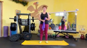 Лечебная гимнастика с эластичной лентой