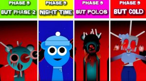 INCREDIBOX SPRUNKI PH9 ❄️🌙 | COLD vs NIGHT TIME vs POLOS vs PH2! 🔄🌀 4 ЛИКА ЗИМЫ!