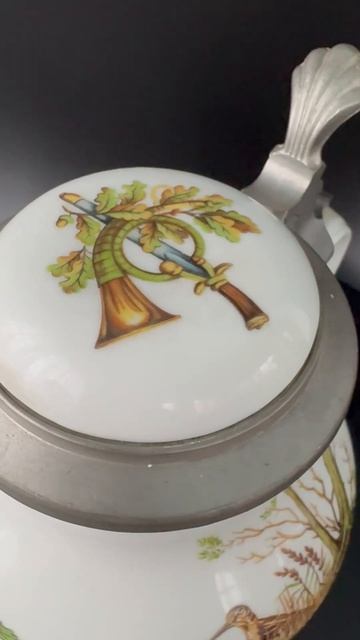 Пивная кружка «Бекасы» Фарфор, Германия Винтаж #пиво #пенное #homedecor #beer