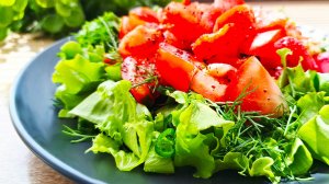 Овощной салат для похудения за 5 минут 🔥 Низкокалорийный рецепт на каждый день !