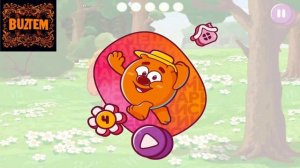 Смешарики! детская Мини-игра!  Путешествия Копатыча во сне!