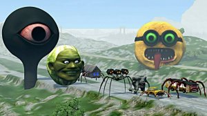 ХОРРОР - БАШНЯ С ГЛАЗОМ, МИНЬОН, пожиратели АВТОМОБИЛЕЙ и АВТОБУСОВ, ГОЛОВА ДОМА и ДРУГИЕ МОНСТРЫ