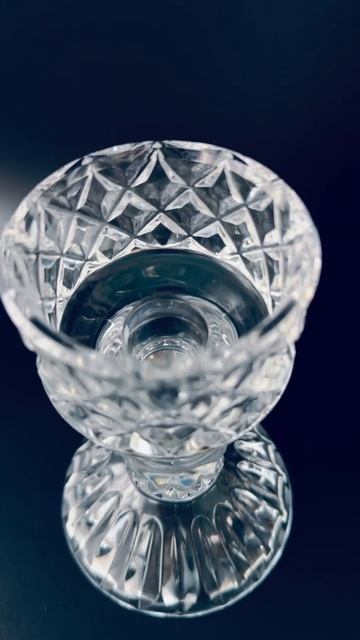 Большой хрустальный подсвечник. Германия. Винтаж