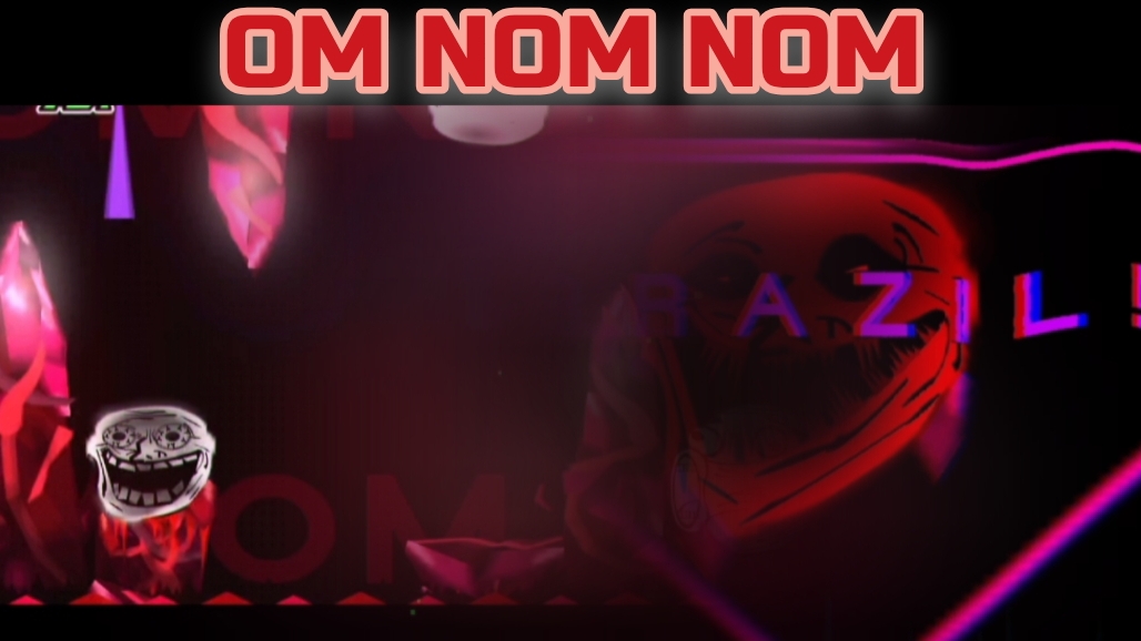 Om nom nom by Maffaka в geometry dash смотреть онлайн