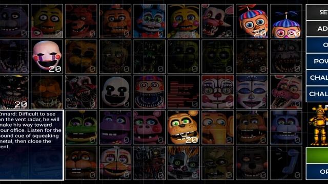 5 ночей с Фредди 7 #fnaf #fnafultimatecustomnight #fnafsecuritybreach.mp4